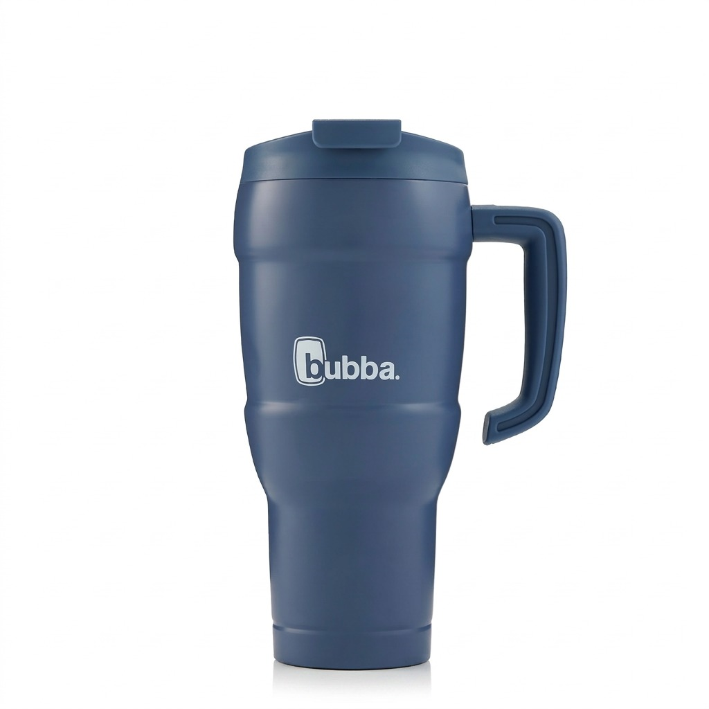High-resolution hero shot of the Bubba 24oz Hero XL Tumbler in Indigo on white.