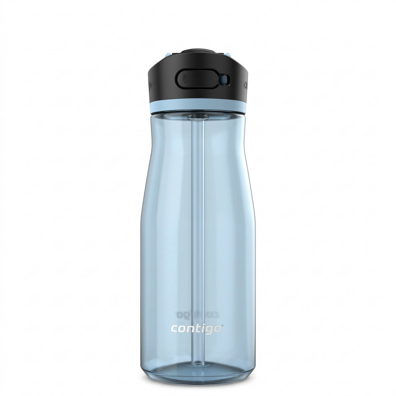 Pure, high-resolution hero shot of the Contigo Ashland 2.0 32oz water bottle in Glacier.